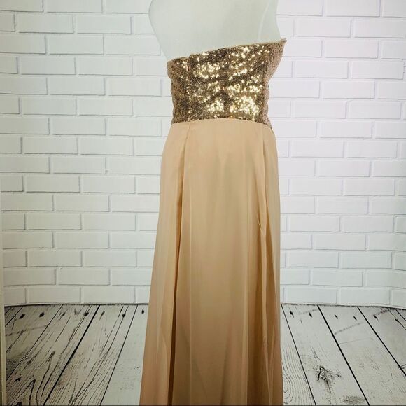 B2 BRIDESMAIDS BY JASMINE B183064 - ROSE GOLD - SIZE 12 - Picture 8 of 16